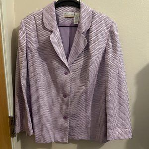 Light Purple Blazer - 18W - Alfred Dunner